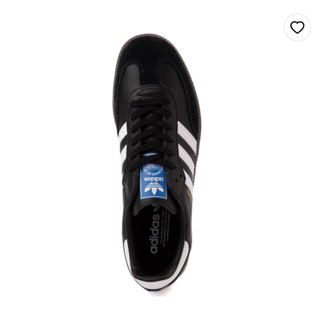 New 7.5 Adidas Black and White Sneakers